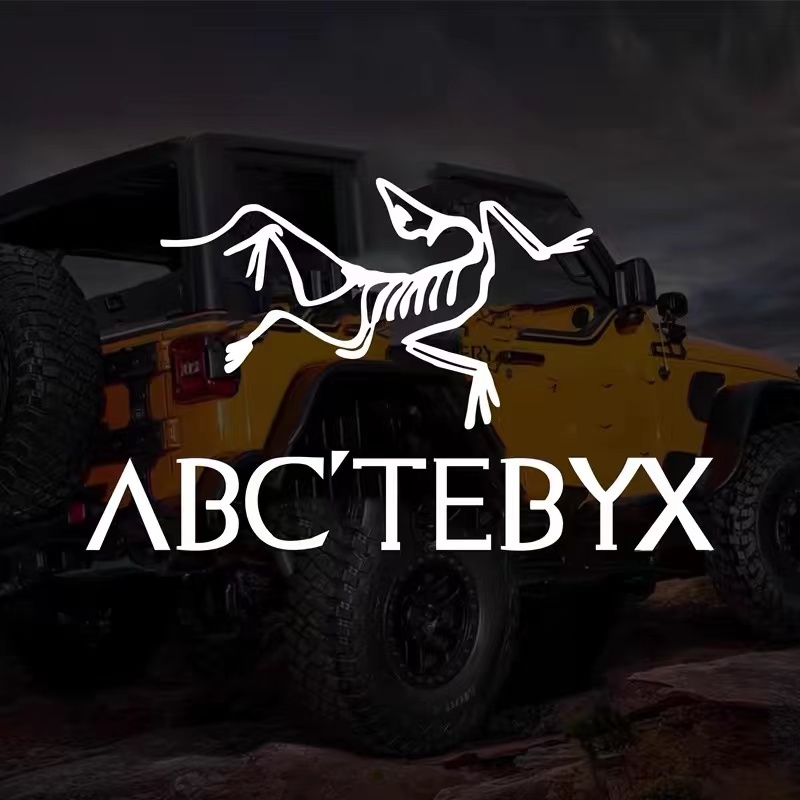 ARCTERYX始祖鸟车贴户外防水个性雕刻镂空汽车车身后挡风玻璃贴纸
