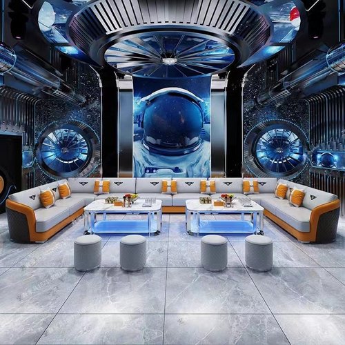 KTV茶几酒吧桌子不锈钢钢化玻璃包厢大厅会所卡座清吧台工厂直销