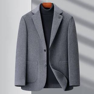 西新装 羊绒大衣高可脱羽绒内胆外男士 档领GBP双 品牌男式 秋套冬款