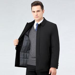 可脱爸卸内胆中老年爸 J外套加厚棉秋冬款 2023年中男服式 棉衣2166