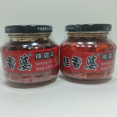 江西特产红油香辣霉豆腐乳桂香婆