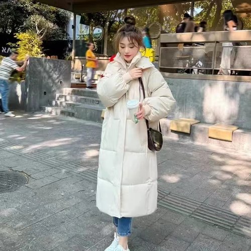 长款过膝棉服宽松外套加厚保暖