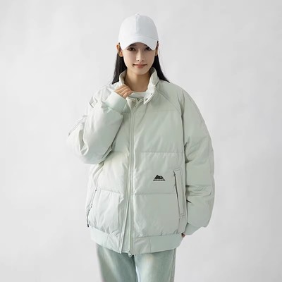 学生美式复古羽绒棉服外套女秋冬款街头风气质棉衣小个子洋气棉袄