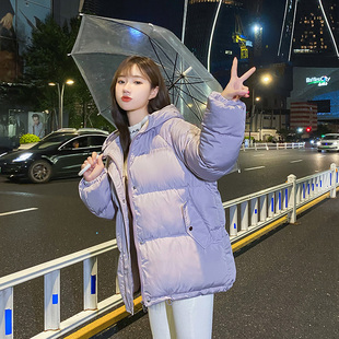 棉服女短款加厚2023新款棉袄韩版宽松羽绒棉衣ins港风面包服外套
