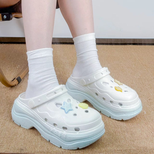 匹克态极增高洞洞鞋奶酪配色