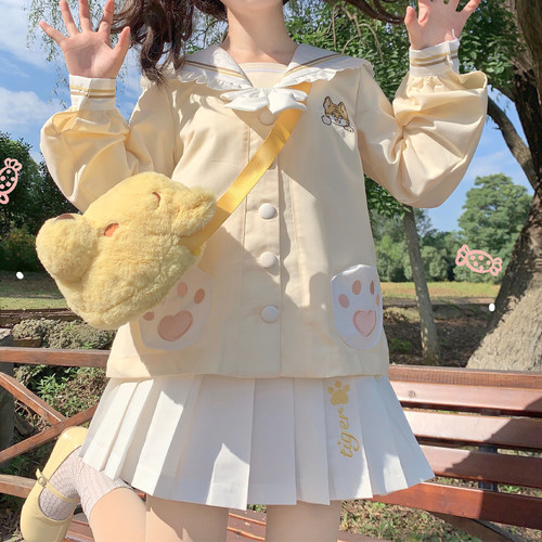 jk制服套装原创正版JK水手服长袖