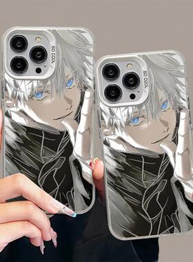 卡通五条悟适用华为pura70手机壳Mate60P5040P30Nova保护套iphone15promaxXR8苹果1413红米荣耀9小米一加防摔