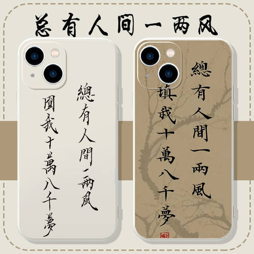 总有人间一两风手机壳填