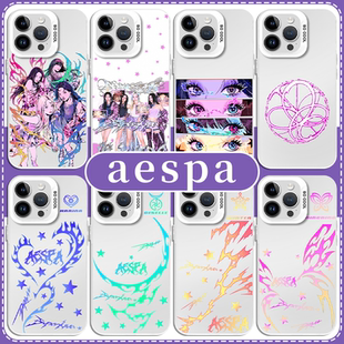 aespa手机壳苹果13联名华为mate60周边iPhone15Promax小米14柳智敏vivo金冬天OPPO宁艺卓12supernova40吉赛尔