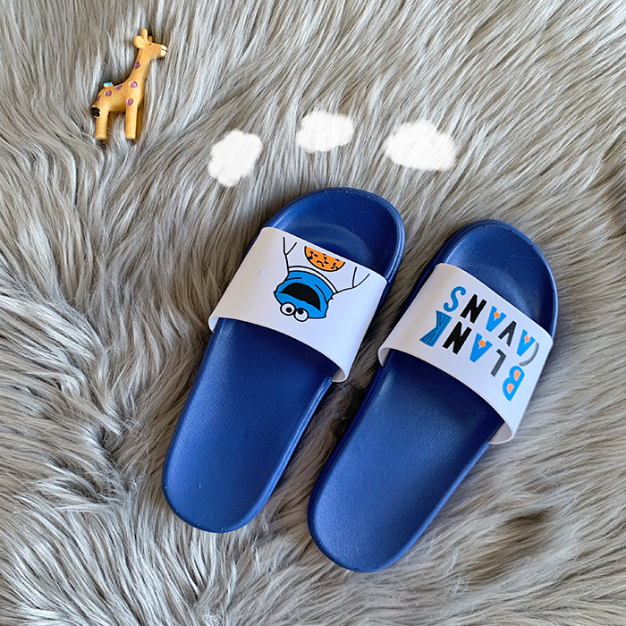 the republic of korea chic lovers leisure time slipper Flat bottom blue Cartoon kaws Frog letter printing Sandalsin the Women's Shoes, Slippers  category - from Buy2taobao.com to provide professional Taobao agent buy service