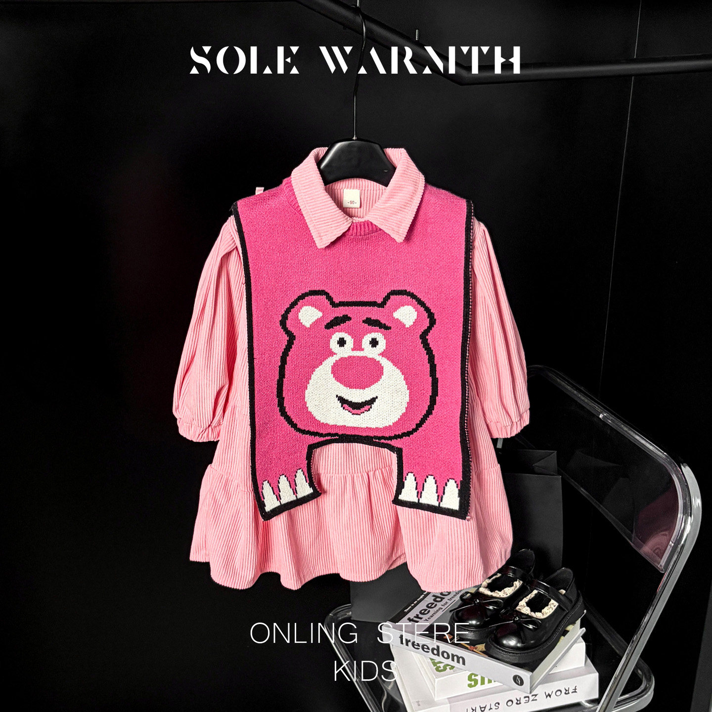 唯暖童装女童连衣裙宝宝公主裙子2026新款春装洋气女孩灯芯绒韩版,童装/婴儿装/亲子装,连衣裙,淘宝优惠券,粉丝福利购,淘宝优惠卷