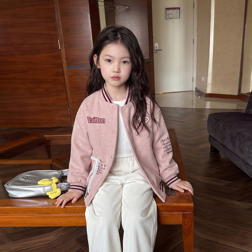 唯暖女童装2026新款推荐秋季外套