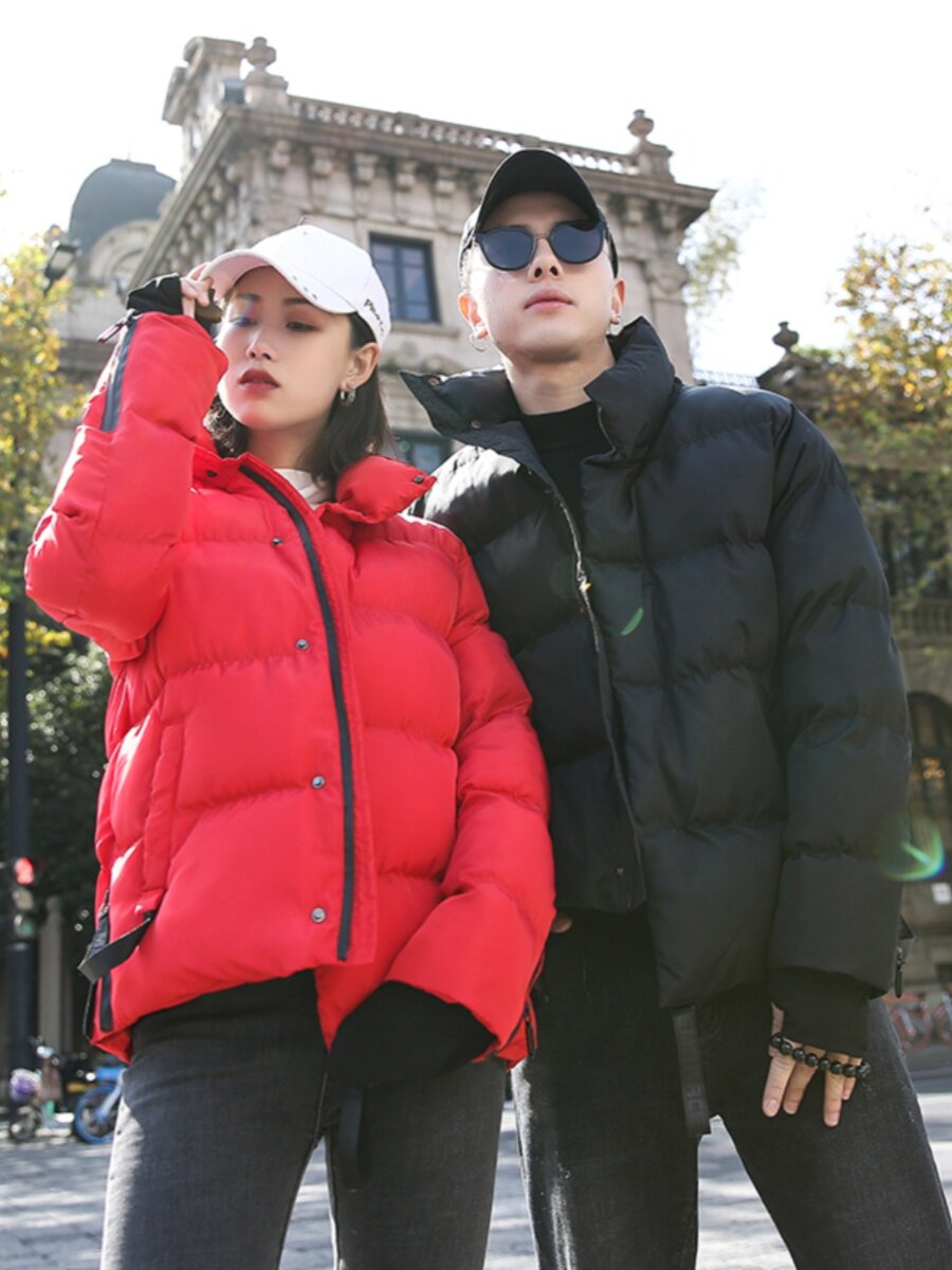 男女外套冬季2025新款加厚冬装男女棉袄潮牌短款工装棉服,男装棉衣,星座1804