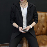 年年宽松大衣男土日系中长款夏季风衣防晒衣长衣男生长衫韩版外套，男装防晒衣，星座1804