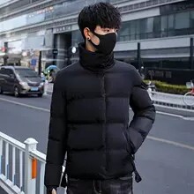新款冬季个性韩版修身短款棉服立领工装学生棉衣男帅气棉袄棉服男,男装棉衣,星座1804