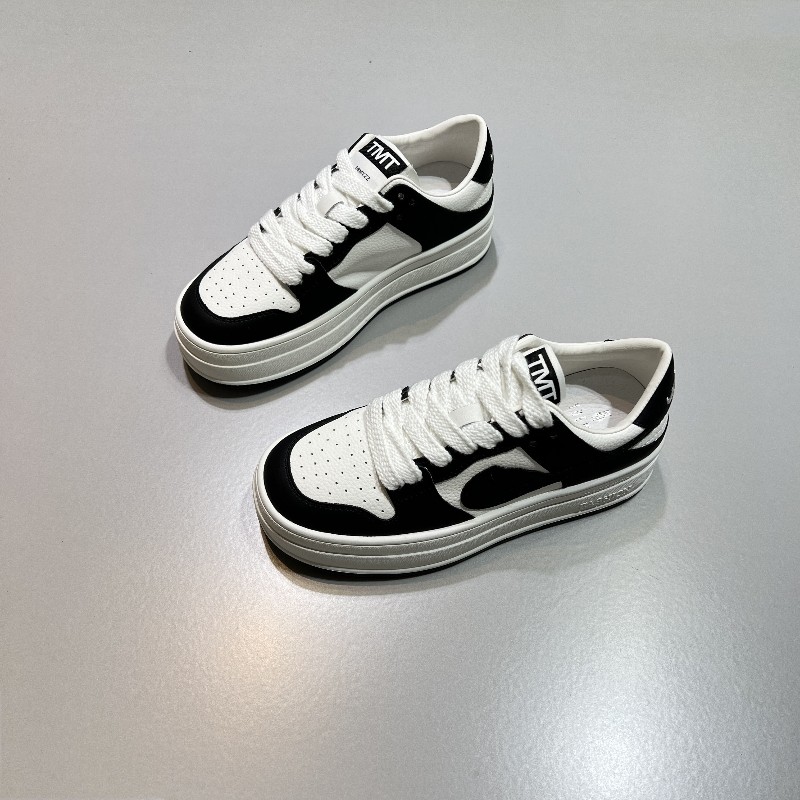 悦薇高品质女鞋厚底板鞋女软黑白熊猫鞋百搭休闲鞋透气运动板鞋女,女鞋,休闲板鞋,淘宝优惠券,粉丝福利购,淘宝优惠卷