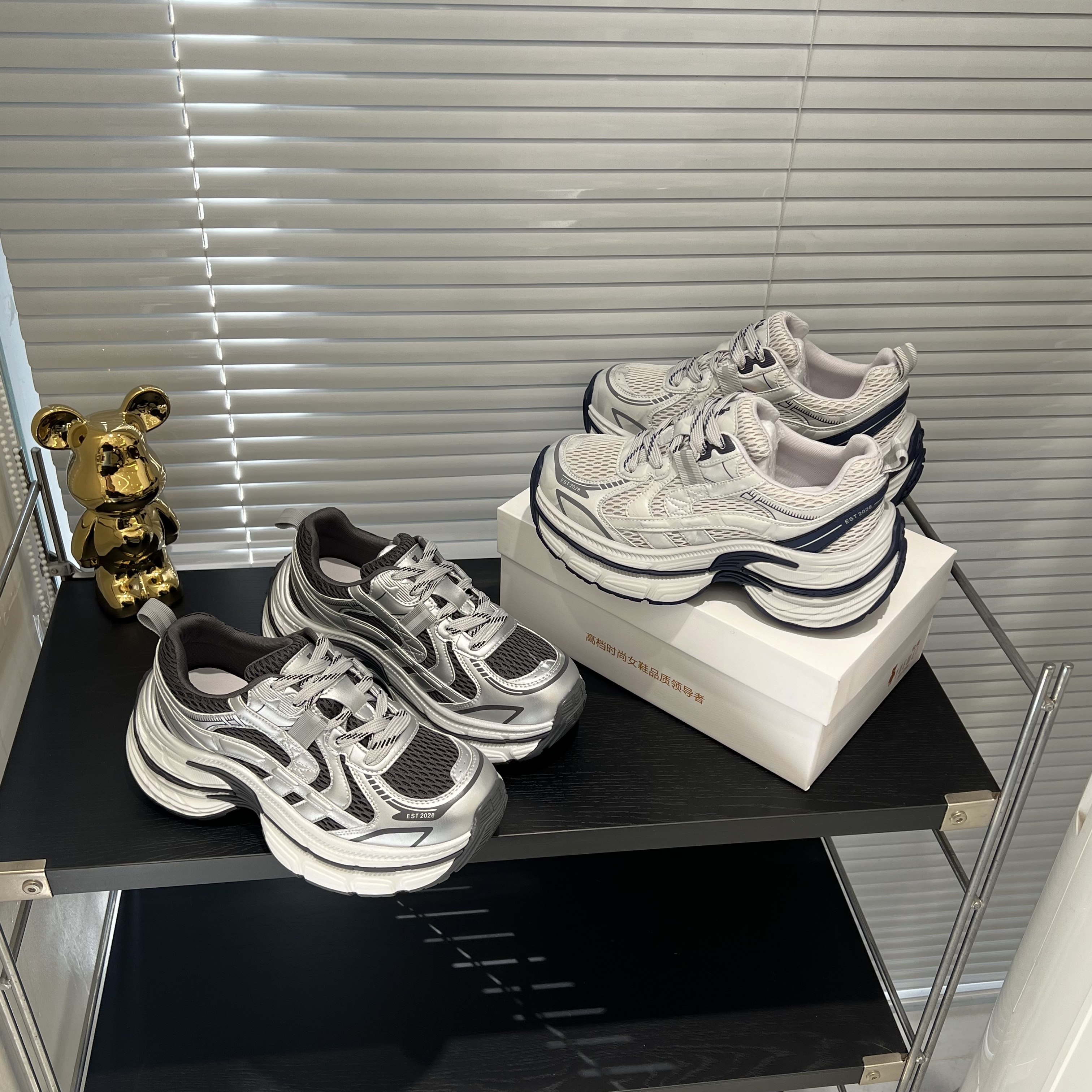 悦薇高品质女鞋休闲风厚底增高老爹鞋女网面百搭ins潮运动鞋防滑,女鞋,老爹鞋,淘宝优惠券,粉丝福利购,淘宝优惠卷