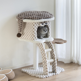通用 瞌睡怪猫爬架小户型不占地大猫专用猫窝猫树一体小型家用四季