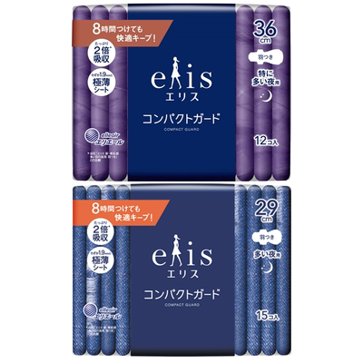 大王日本超薄瞬吸夜用卫生巾