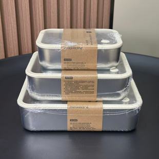 出日本订单!304不锈钢储物保鲜冷藏食物带盖密封水果便当收纳盒