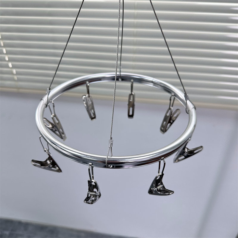 铝合金衣夹子 圆盘晾衣架8夹,收纳整理,多夹子晾衣架,淘宝优惠券,粉丝福利购,淘宝优惠卷