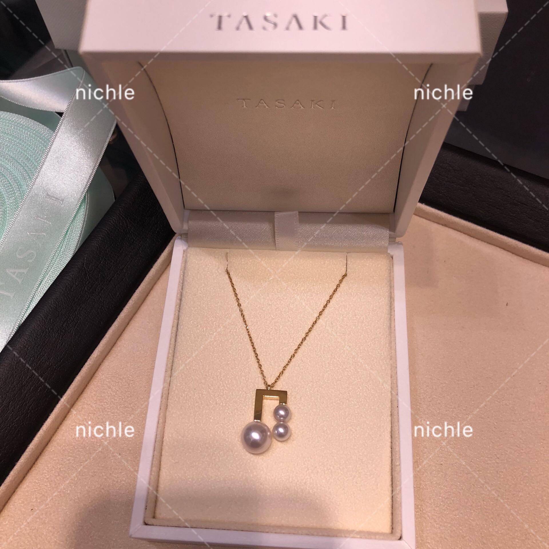 现货：tasaki田崎18k金项链珍珠