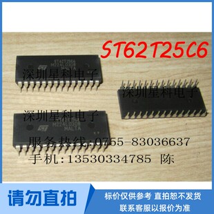 ST62T25C6 DIP-28 падение  ST6387B1 ST62T65CB ST62T01C6 объект . совершенно новый