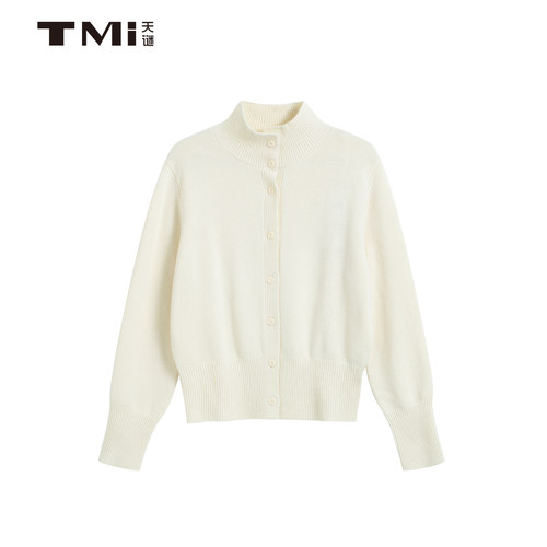 天谜时尚休闲绵羊毛开衫针织衫