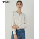 女装 盘扣国风提花优雅上衣2024秋季 TMi243045 新中式 天谜小衫