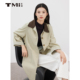 新品 女装 TMi253065 上衣2025秋季 天谜复古撞色风衣收腰宽松韩版