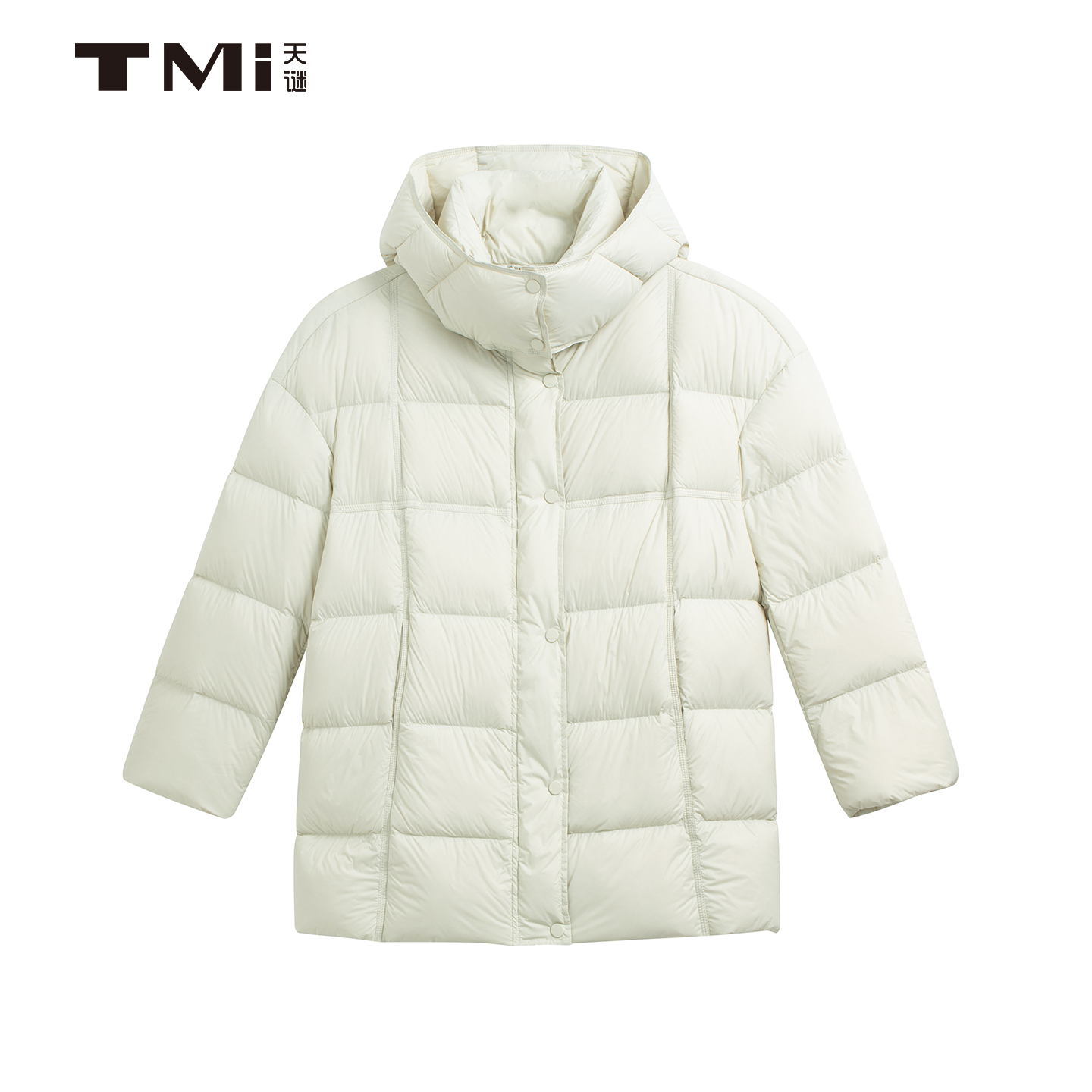 天谜百搭连帽鹅绒羽绒服