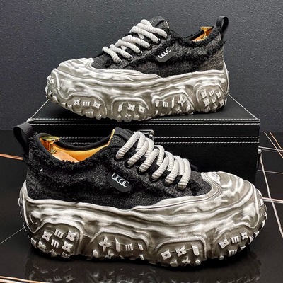 复古老爹鞋男款秋季透气休闲鞋