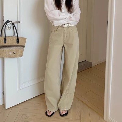 BEKISS贝斯官方旗舰店早春弯刀裤