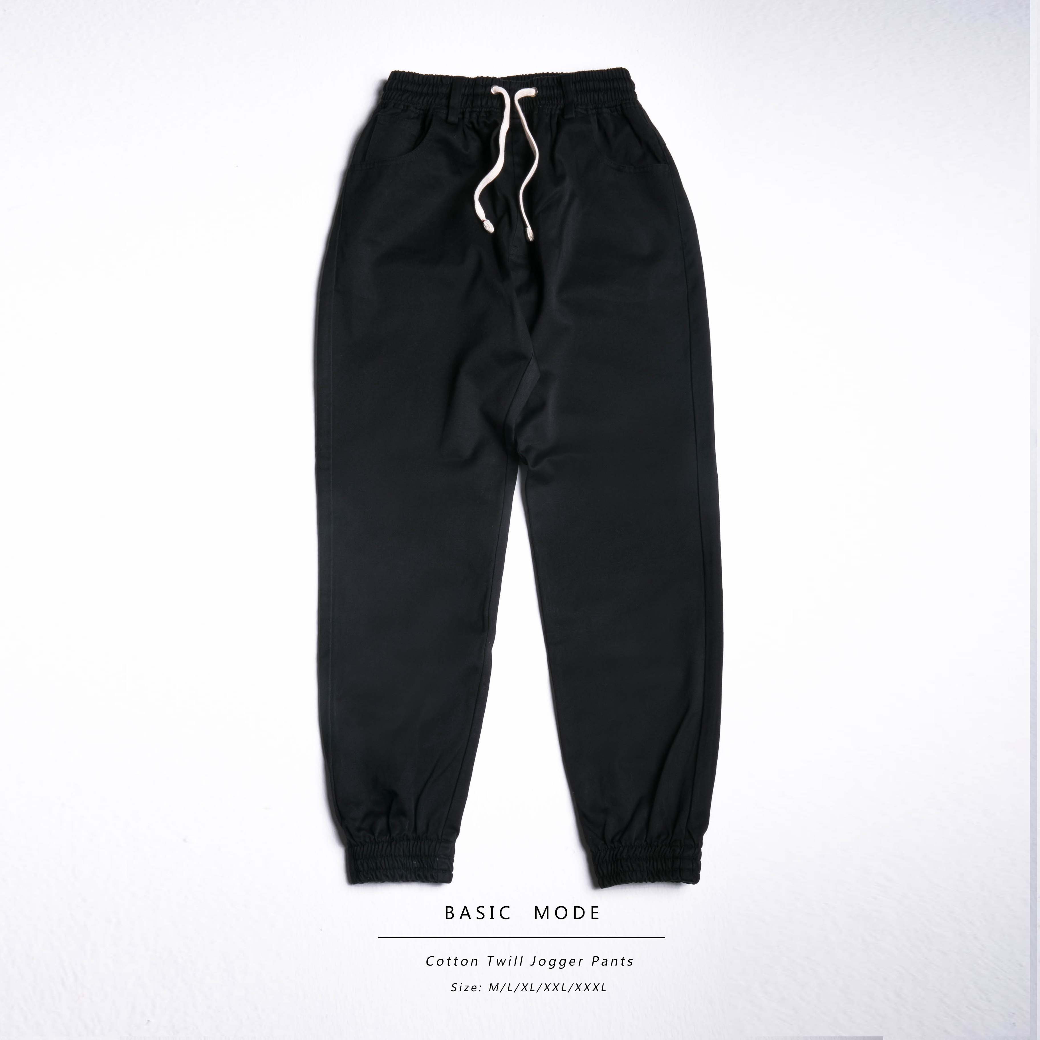 呵呵jogger pants纱卡收腿裤束腿裤小脚裤休闲工装长裤