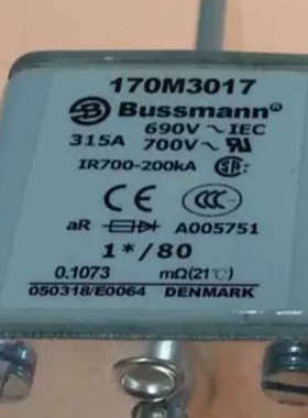 Bussmann熔断器170M3965/3966/3967/3968/3969/3970/3971/3972