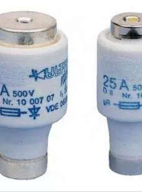 SIBA D型熔断器1000207 DI E16 /1000507 DII E27 GR/AR 500V系列