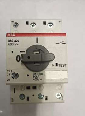 询价ABB捷克进口电机马达保护断路器MS325-25订货号82300903 20-2