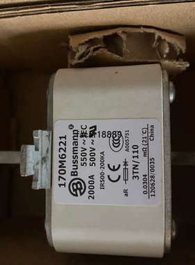 Bussmann熔断器 170M6221/6020/6070/6170/6220/6021/6071/6171
