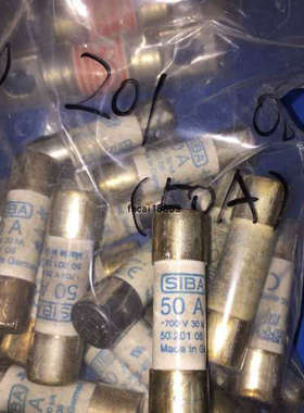 SIBA熔断器5011806 14*51 DC700V6A/8A/10A/12A/16A/20A/30A/50A