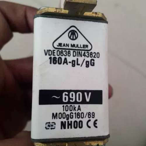 Jeanmueller熔断器NH00 160A 690V 100KA gL/gG (M00gG160/690)