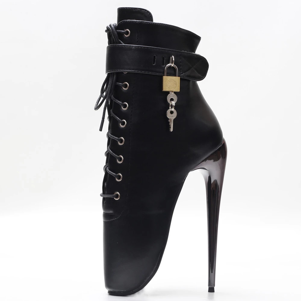 情趣芭蕾舞短靴超高跟18厘米恨天高系带SM性感调教演出大码定制女,女鞋,时装靴,淘宝优惠券,粉丝福利购,淘宝优惠卷