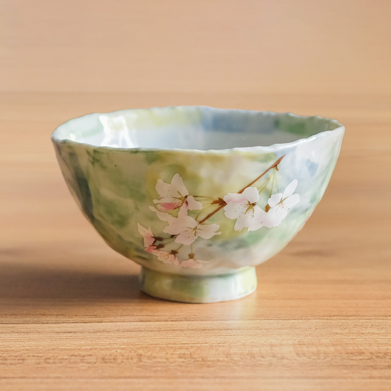 日本Bloom陶瓷樱花咖喱饭碗意面