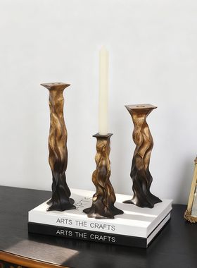 中古风样板间酒店茶几餐厅摆件