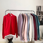 运动外套秋冬健身瑜伽普拉提跑步网球 长款 SYARURU Skuba加绒修身