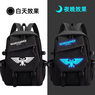 战锤40K游戏周边书包星际战士极限战团男女学生卡通动漫双肩背包