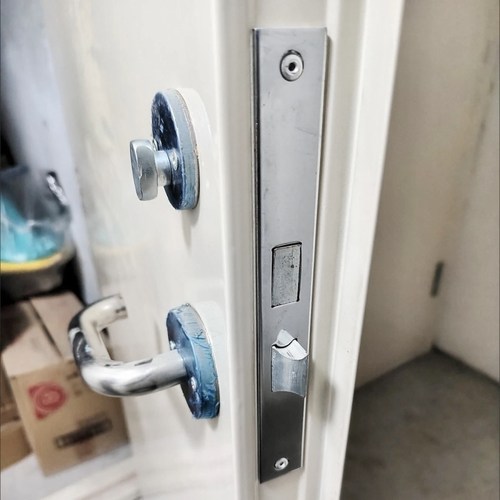 消防门锁芯通道锁安全过道锁体配件304不锈钢把手专用消防门锁