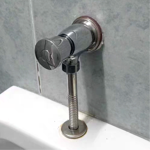 手动配件小便器全铜手按式 冲水器自闭式 小便池冲洗阀开关厕所延时