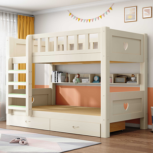 实木儿童上下床双层床两层加粗高低子母床双人床上下铺加厚高架床