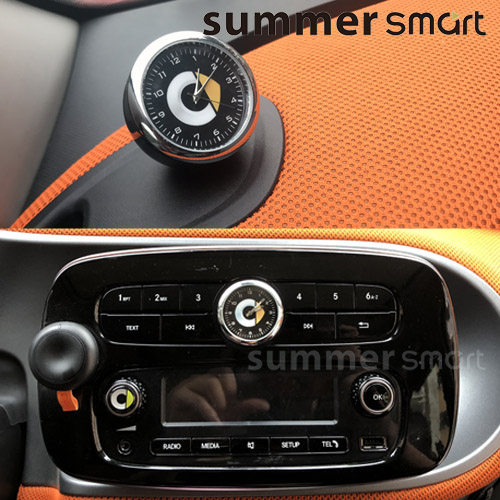 smart453汽车内饰钟表时钟装饰图片