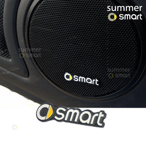 smart汽车音响金属车标装饰车贴